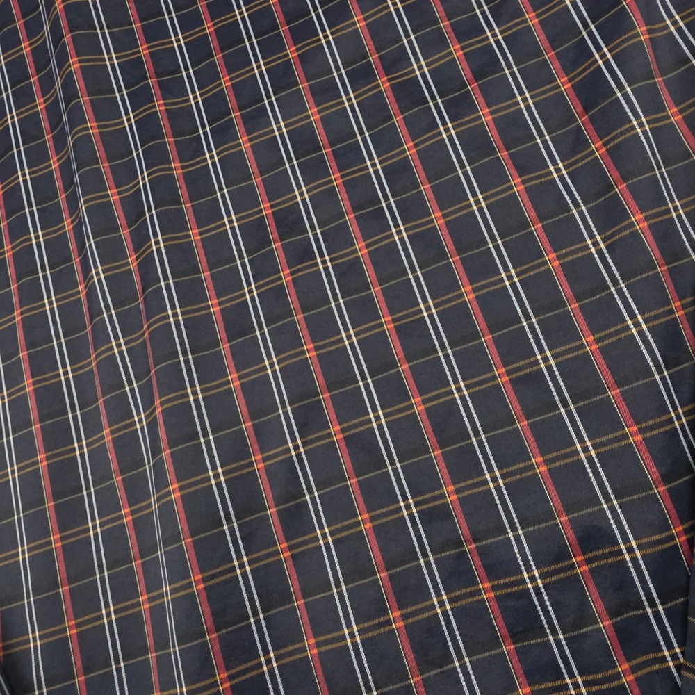 UNTUCKit Button Down Shirt Mens XL Navy Blue Valencay Plaid Slim Fit Long Sleeve - Picture 14 of 14